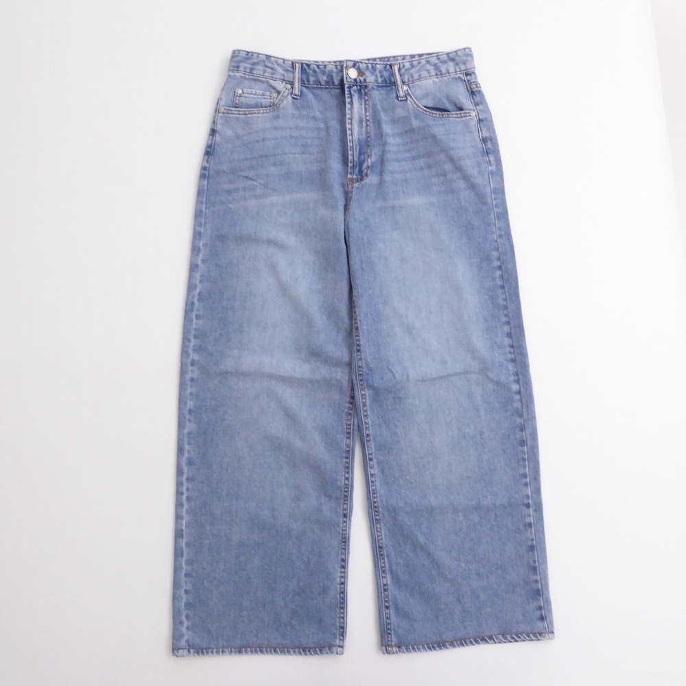 Oat New York Light Blue Wide Leg Jeans